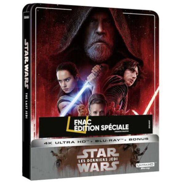 Star Wars Episode VIII Steelbook 4k : Les Derniers Jedi