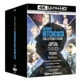 Coffret Alfred Hitchcock 9 films 4K
