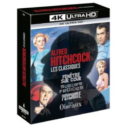 Coffret Alfred Hitchcock 4 films 4K