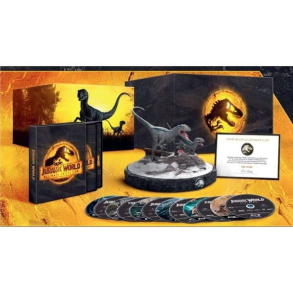 Coffret Jurassic World 1 à 6 + figurine