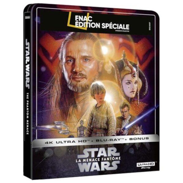 Star Wars Episode I Steelbook Fnac : La menace fantôme 4k