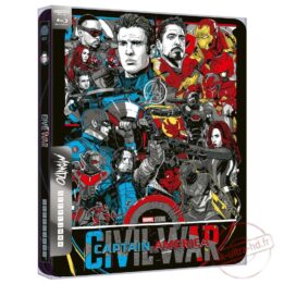 Captain America 3 : Civil War 4k Steelbook Mondo