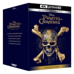 coffret Pirates des Caraïbes 1 à 5 Steelbook 4k