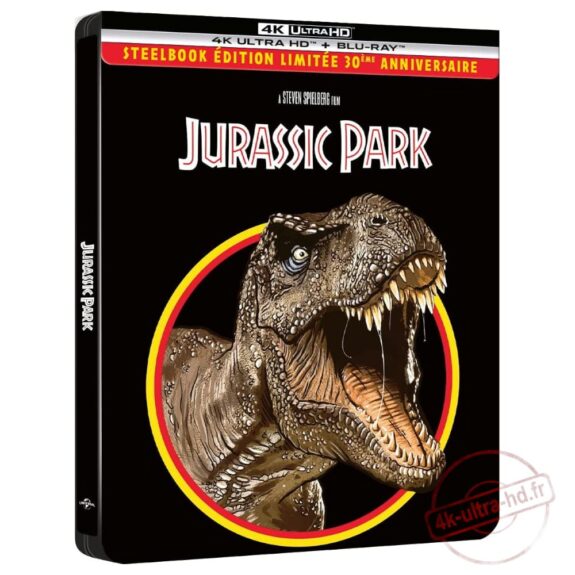 Jurassic Park Steelbook 4k 30è Anniversaire