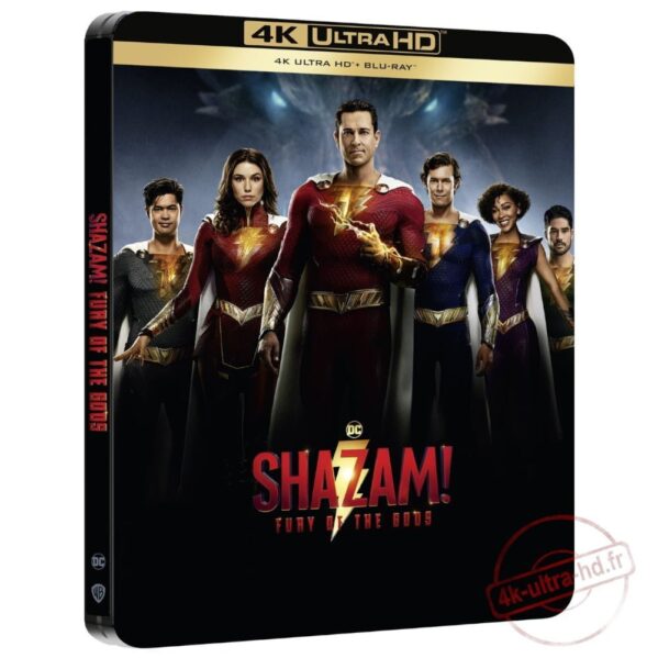 Shazam La Rage des dieux Steelbook 4k