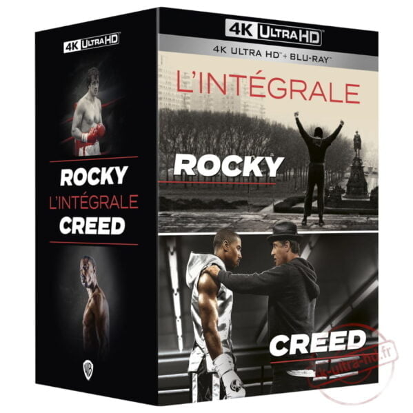 Intégrale Rocky + Creed 4k