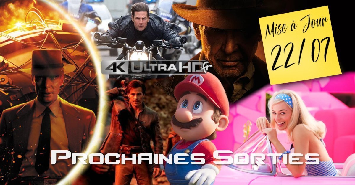 Prochaines sorties Blu-ray 4K Ultra HD | Mises à jour