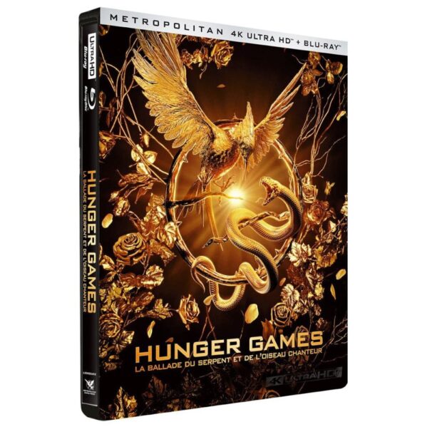 Hunger Games La Ballade du serpent et de l'oiseau chanteur Steelbook 4K