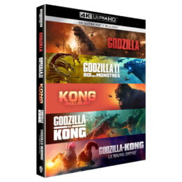 Godzilla-Kong Monsterverse 5 films 4k