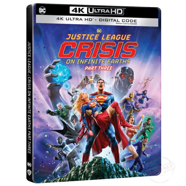 Justice League Crisis on Infinite Earths Partie 3 Steelbook 4k