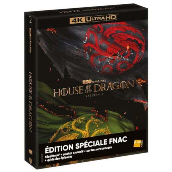 House of the Dragon Saison 2 Steelbook Fnac 4k