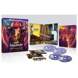 Hawkeye Saison 1 Steelbook 4k ouvert