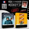 Mickey 17 4k Steelbook annonce