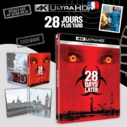 28 Jours plus tard 4k Steelbook annonce