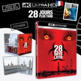 28 Jours plus tard 4k Steelbook annonce