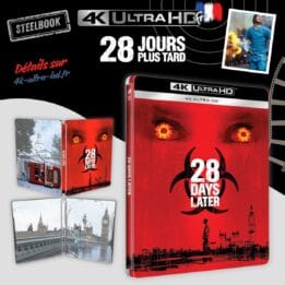 28 Jours plus tard 4k Steelbook annonce