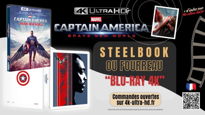 captain America : Brave New World 4k steelbook