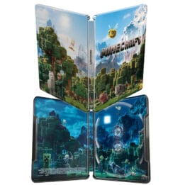 Minecraft le film Steelbook 4k ouvert