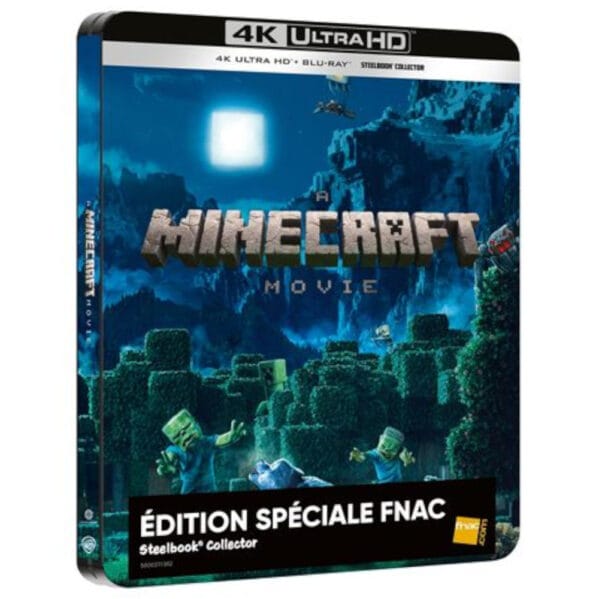 Minecraft le film Steelbook Fnac 4k
