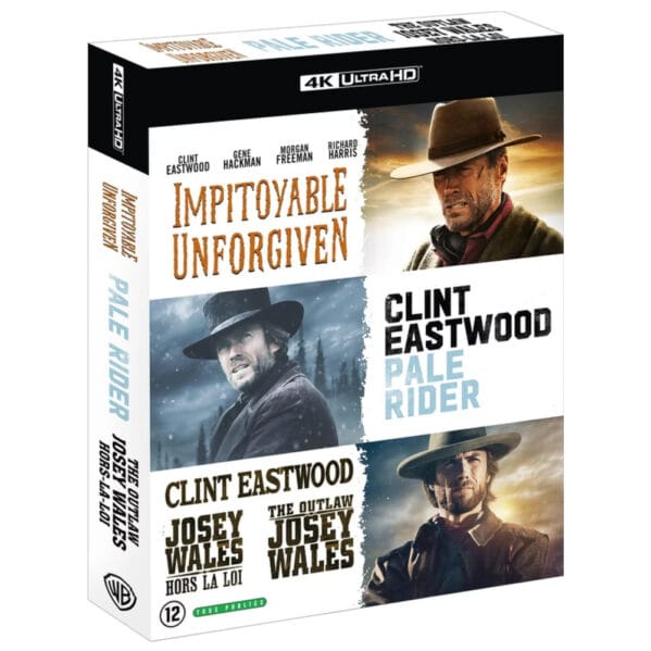Josey Wales + Pale Rider + Impitoyable 4k