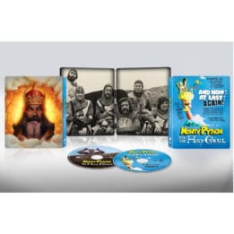 Monty Python Sacré Graal 4k Steelbook ouvert