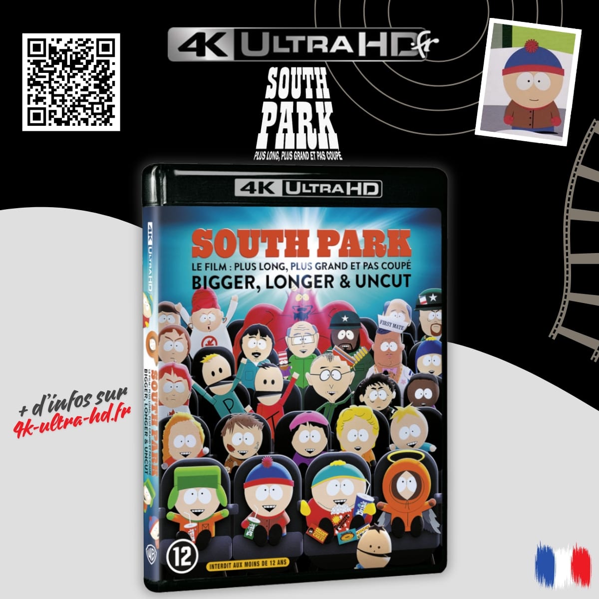 Annonce South Park le film 4k
