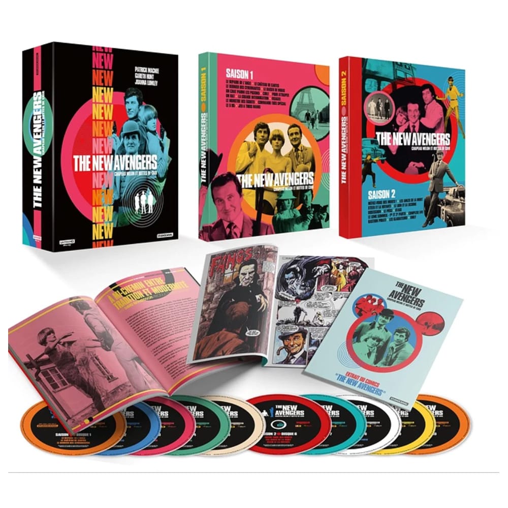 Coffret Chapeau melon et bottes de cuir 4k contenu