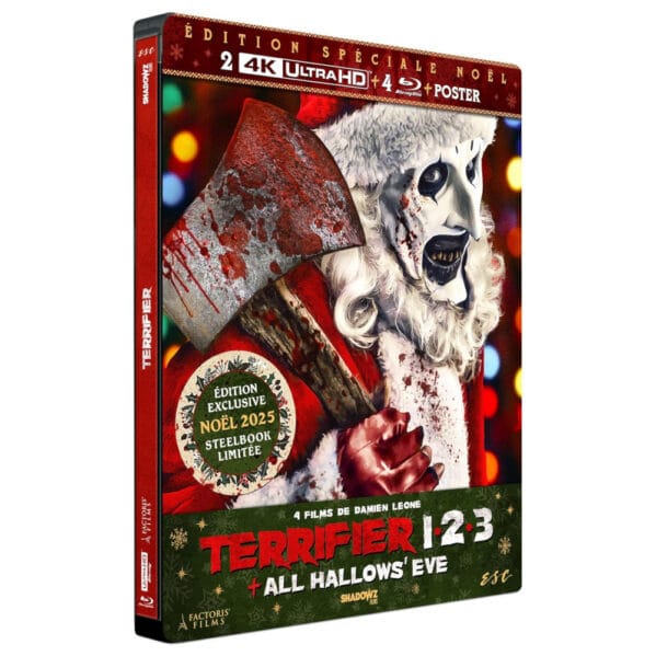 Terrifier 1-2-3 4k Steelbook