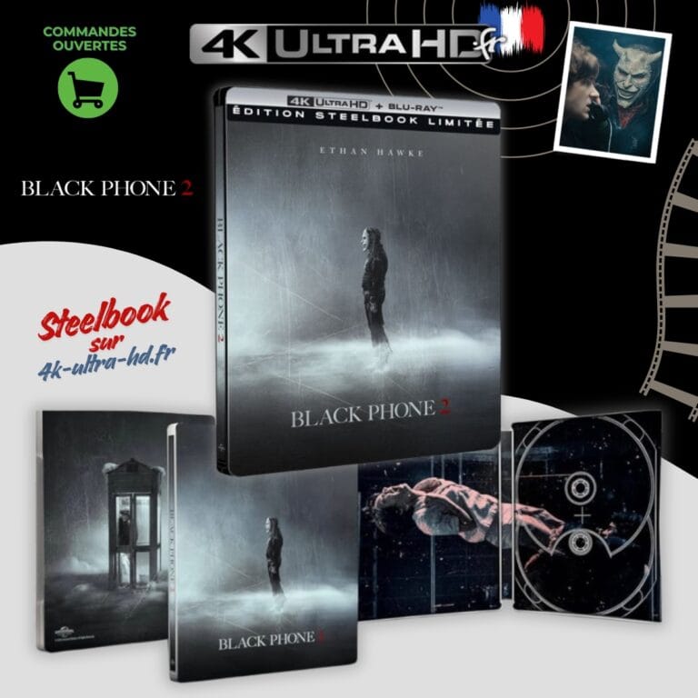 Black Phone 2 4K Steelbook Blu-ray UHD 2025