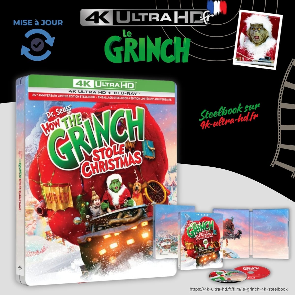 Annonce Le Grinch 4k