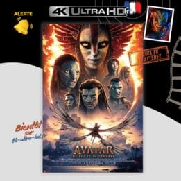Avatar 3 De feu et de cendres 4k Steelbook