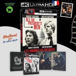 Les Hommes du président 4k Steelbook annonce