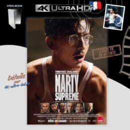 Marty Supreme 4k Steelbook annonce