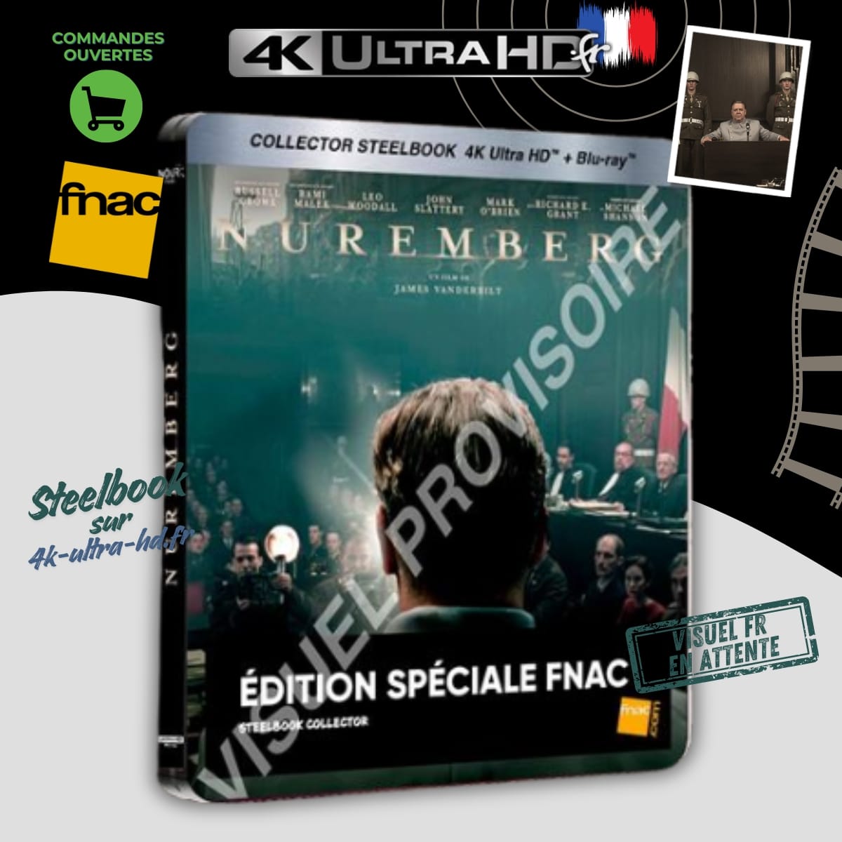 Nuremberg 4k Steelbook annonce