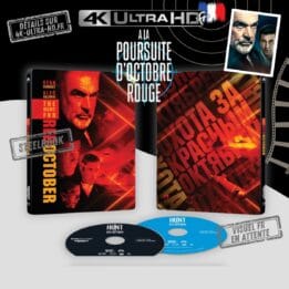 À la poursuite d’Octobre Rouge 4K Steelbook annonce