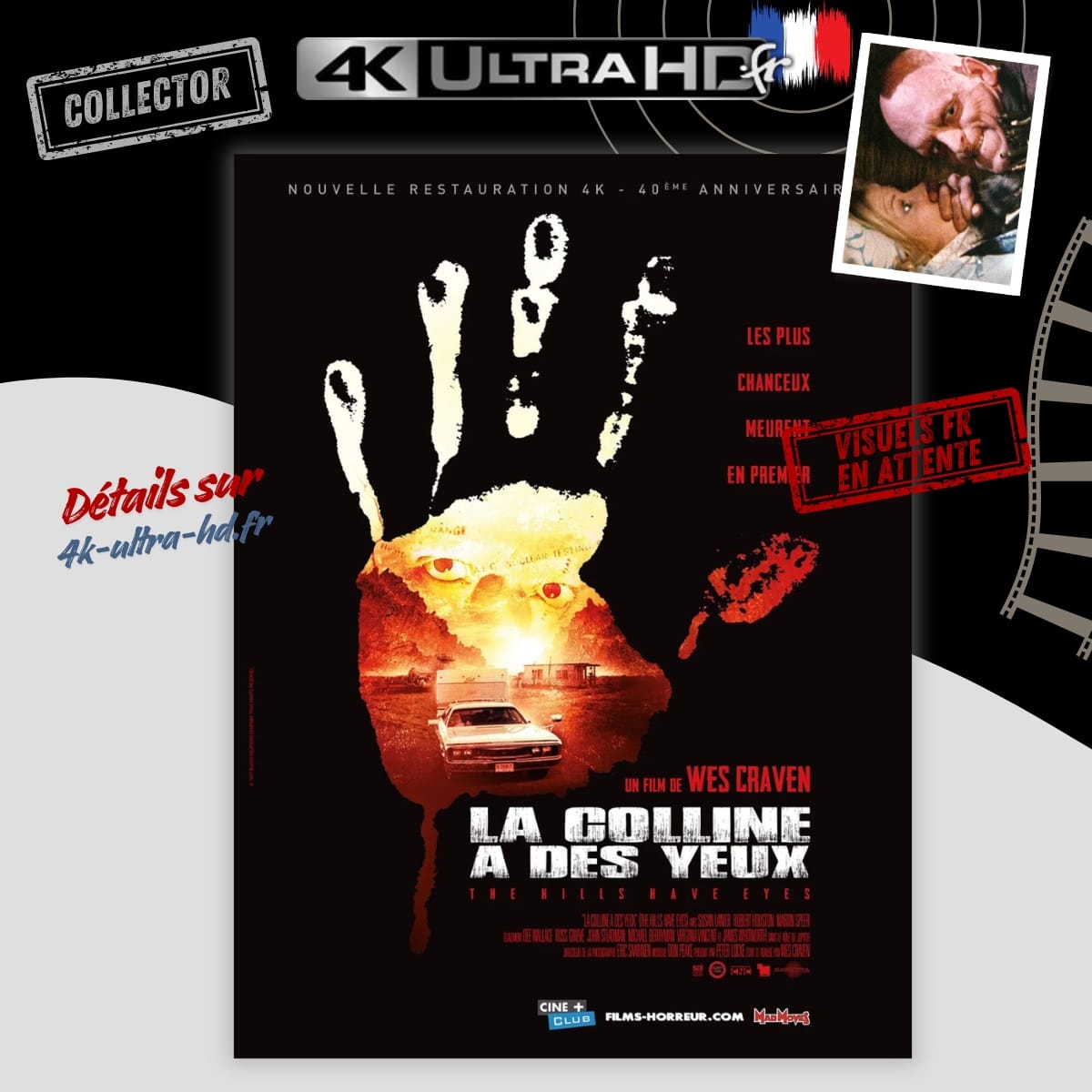 La Colline a des yeux 1 et 2 4k Collector annonce