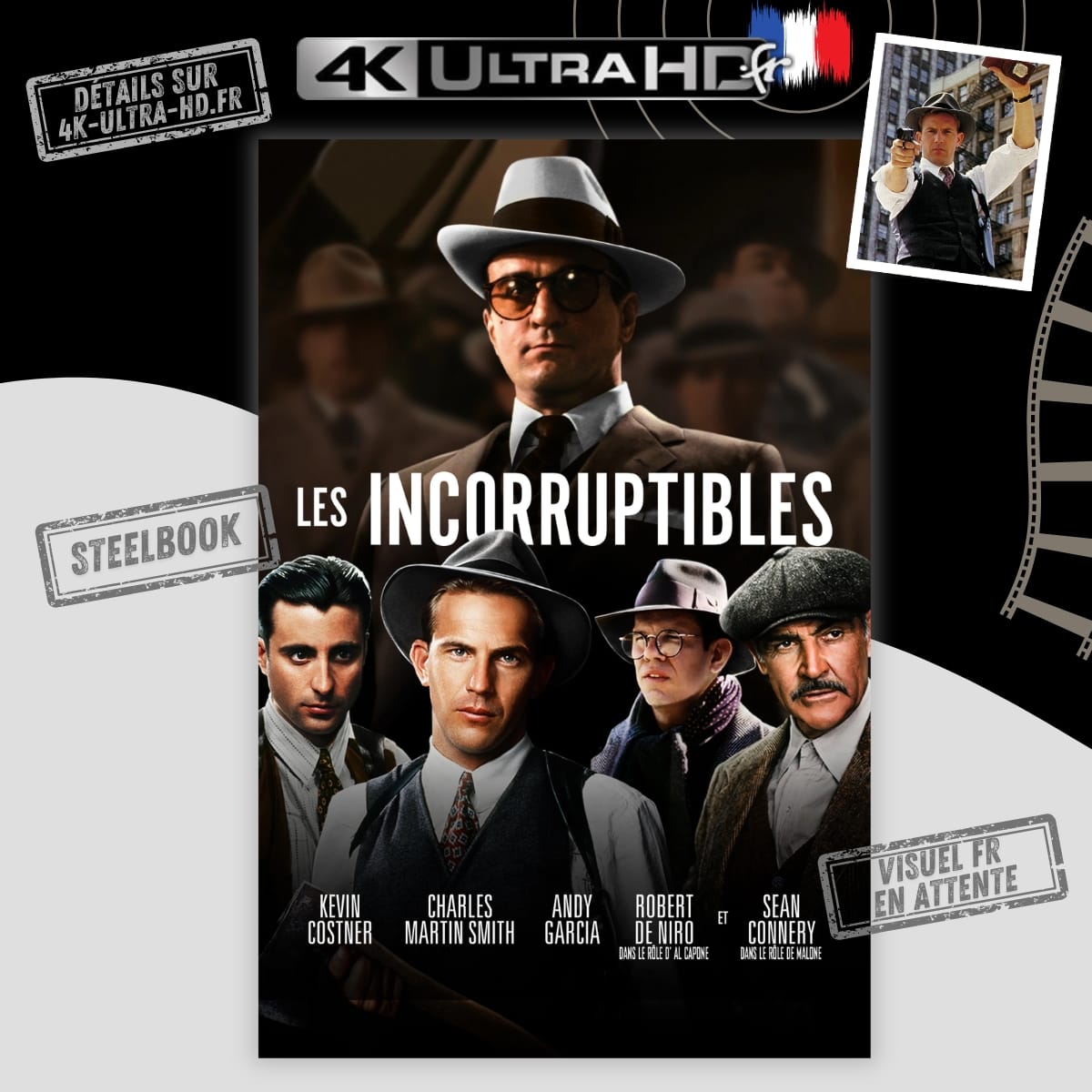Les Incorruptibles 4K Steelbook annonce