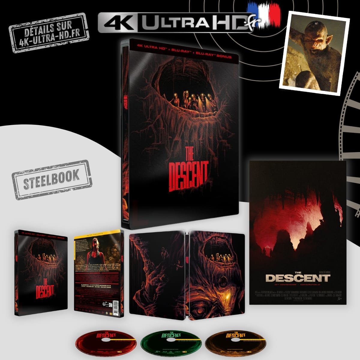 The Descent 4k Steelbook annonce