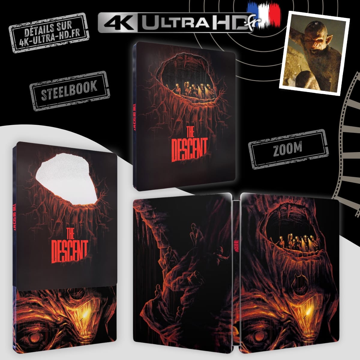 Zoom The Descent 4k Steelbook annonce