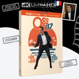 OSS 117 4k Steelbook 2 films annonce