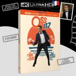 OSS 117 4k Steelbook 2 films annonce
