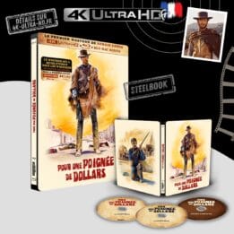 Pour une poignée de dollars 4K Steelbook annonce 2