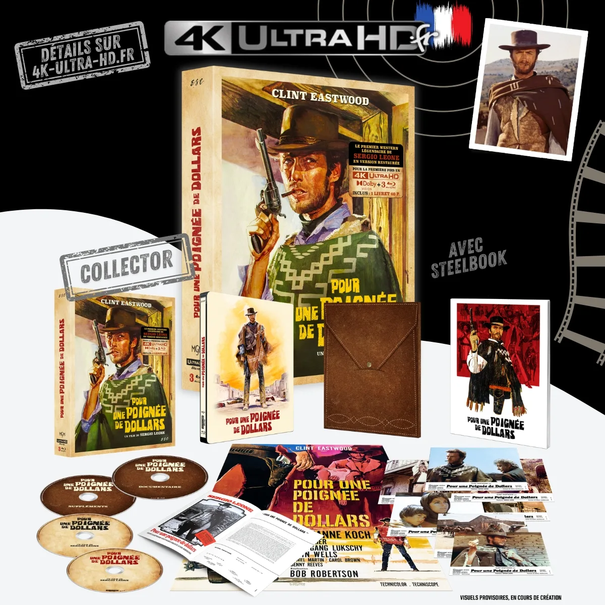 Pour une poignée de dollars 4K Collector annonce