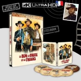 Le Bon la Brute et le Truand 4K Steelbook annonce
