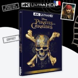 coffret Pirates des Caraïbes 5 films 4K annonce