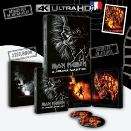 Iron Maiden Burning Ambition 4K Steelbook annonce