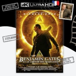Benjamin Gates et le trésor des templiers 4K Steelbook annonce