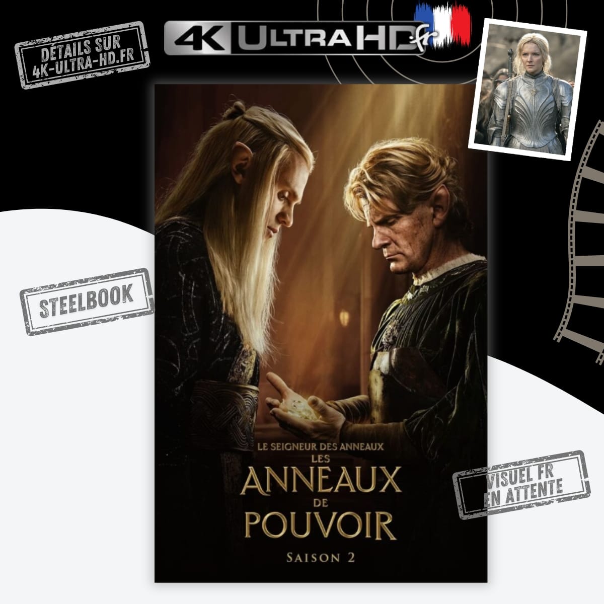 Le Seigneur des anneaux Les Anneaux de Pouvoir Saison 2 4K Steelbook annonce