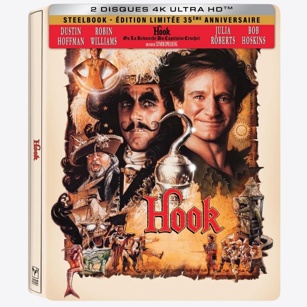 Hook ou la revanche du Capitaine Crochet 4K Steelbook